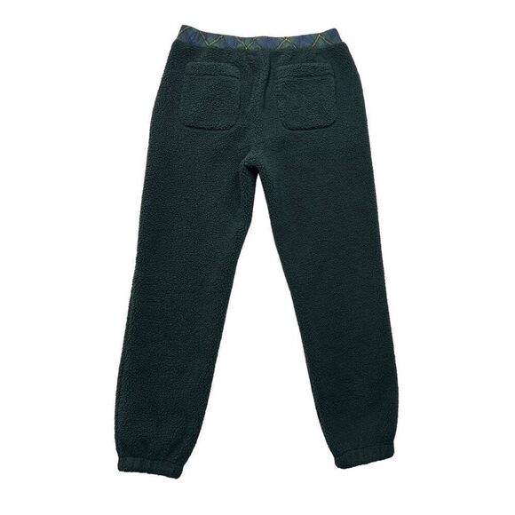 JW Anderson X UNIQLO Joggers Men's Size Large Green Pile Fleece Pants Sweatpants - Picture 5 of 10
